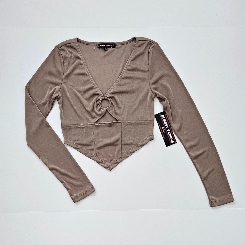 ALMOST FAMOUS Long Sleeve Top - Picture 2 of 8